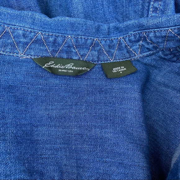 Eddie Bauer Denim Shirt sz Small - Picture 4 of 4